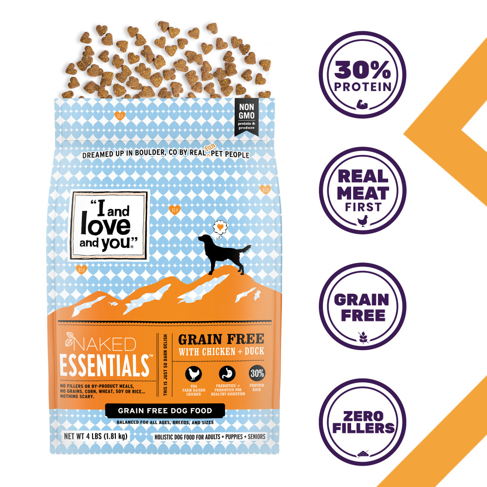 I and Love and You Grain Free Naked Essentials Chicken & Duck Dry Dog Food