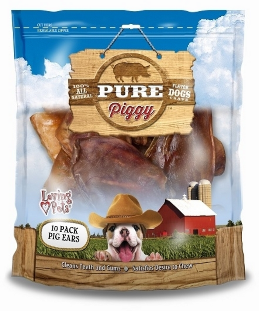 Loving Pets Pure Piggy Pig Ears