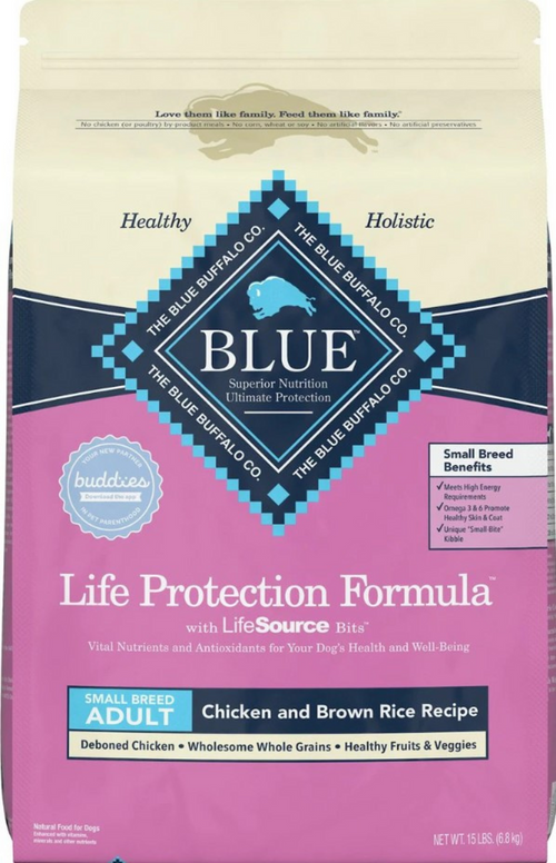 Blue Buffalo Life Protection Formula Small Breed Adult Chicken & Brown Rice Recipe Dry Dog Food