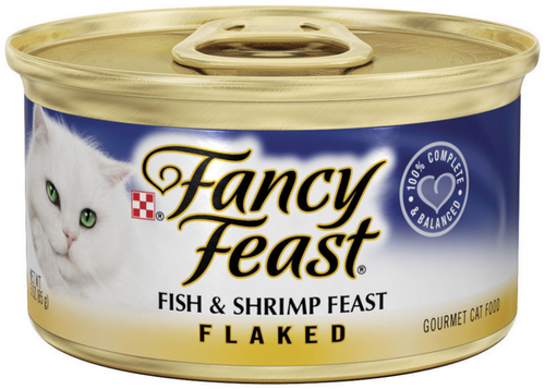 Fancy Feast Flaked Fish and Shrimp Canned Cat Food