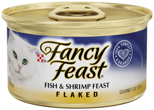 Purina Fancy Feast Flaked Fish and Shrimp Wet Cat Food