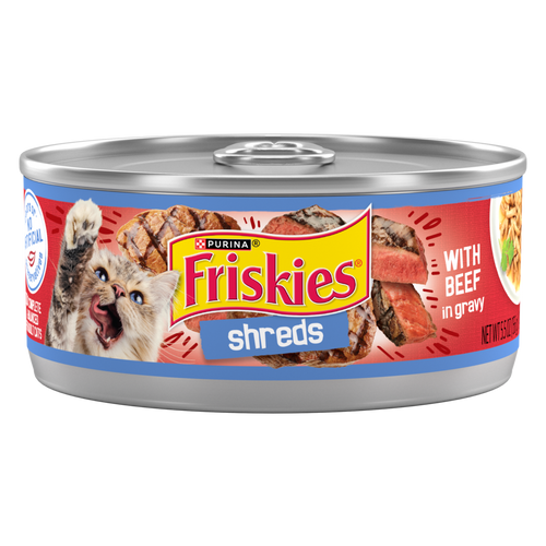 Purina Friskies Shreds Beef and Gravy Wet Cat Food