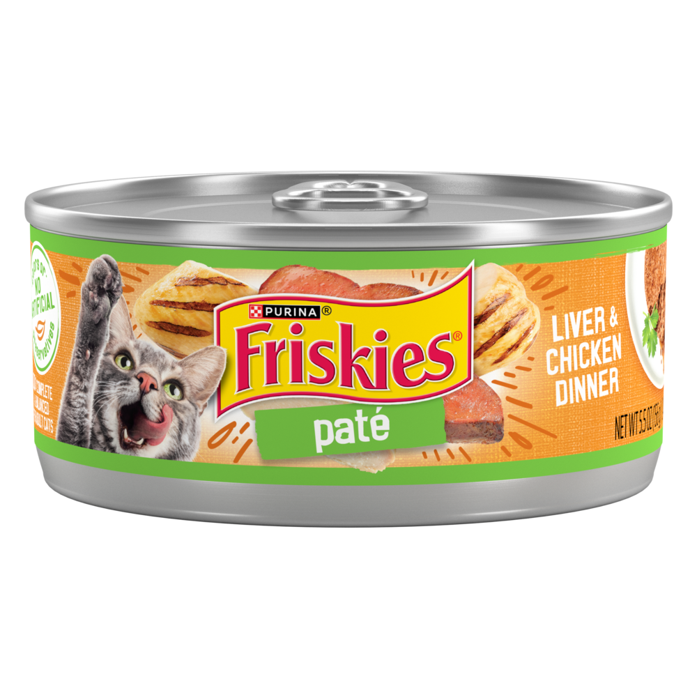 Friskies Pate Liver and Chicken Canned Cat Food