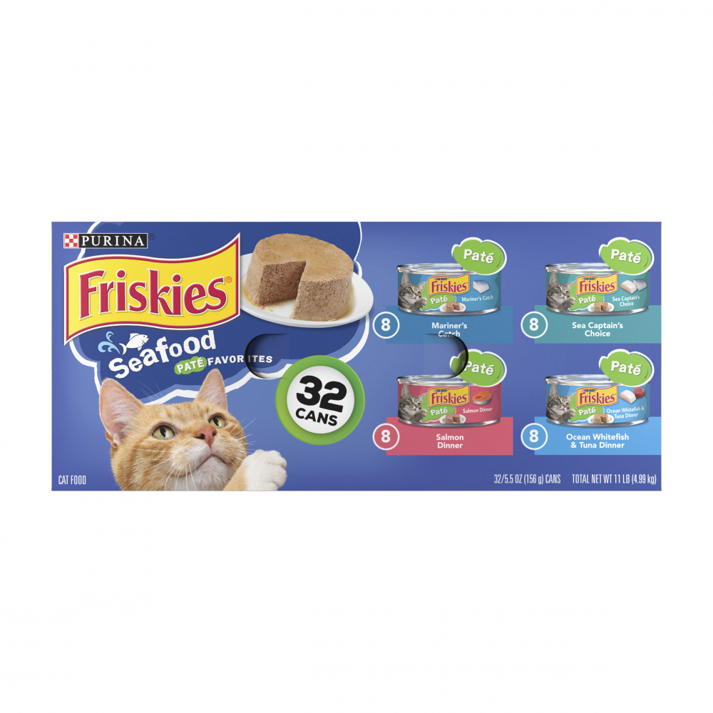 Friskies Seafood Variety Pack Canned Cat Food