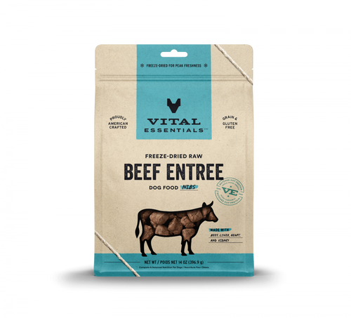 Vital Essentials Beef Nibblets Freeze Dried Dog Food