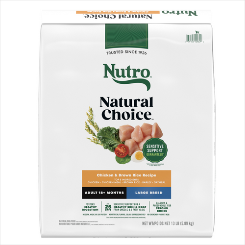 Nutro Natural Choice Chicken and Brown Rice Large Breed Adult Dog Food
