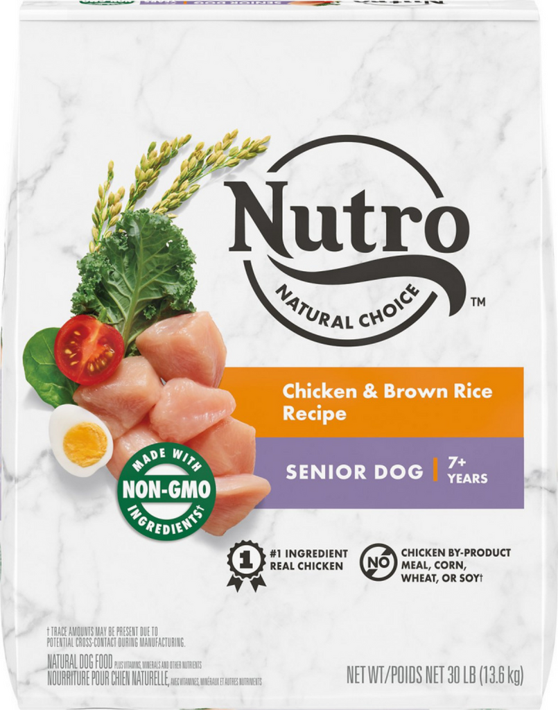 Nutro Wholesome Essentials Senior Chicken, Whole Brown Rice and Sweet Potato Formula Dry Dog Food