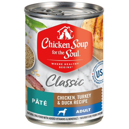 Chicken Soup Adult Chicken, Turkey & Duck Pate Can Dog Food