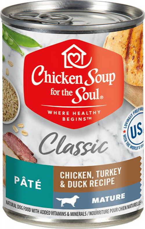 Chicken Soup For The Soul Mature Chicken, Turkey & Duck Recipe Canned Dog Food