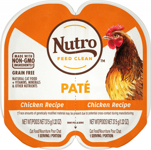 Nutro Perfect Portions Grain-Free Chicken Recipe Cat Food Trays