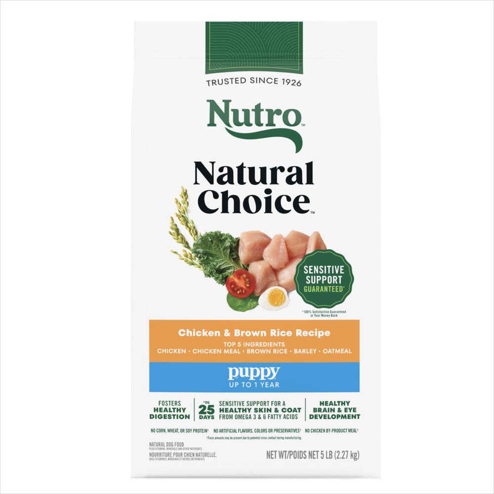 Nutro Wholesome Essentials Puppy Farm-Raised Chicken, Brown Rice & Sweet Potato Dry Dog Food