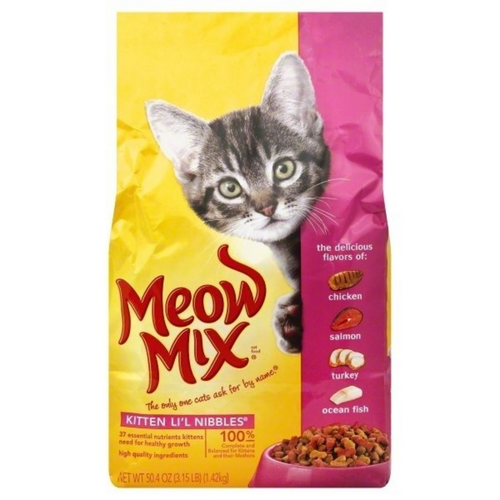 Meow Mix Kitten Li'l Nibbles Dry Cat Food