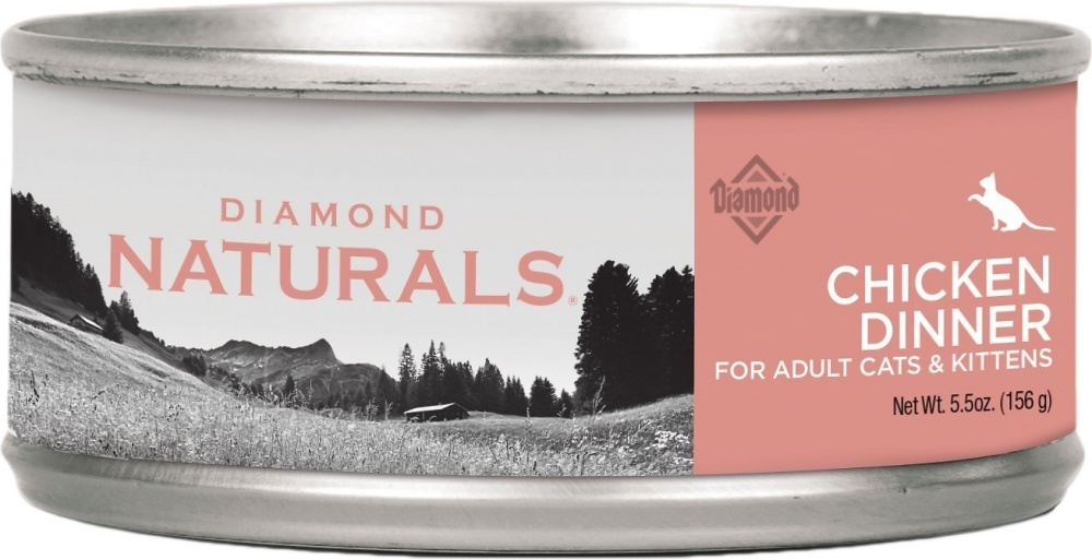 Diamond Naturals Chicken Dinner Adult & Kitten Formula Canned Cat Food