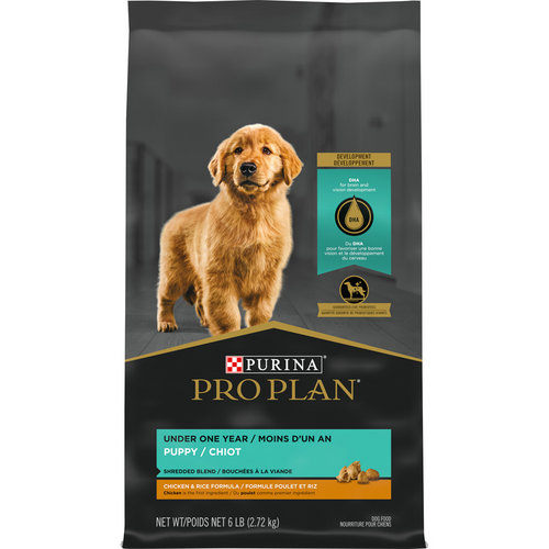 Purina Pro Plan Shredded Chicken & Rice Formula Puppy Dry Dog Food