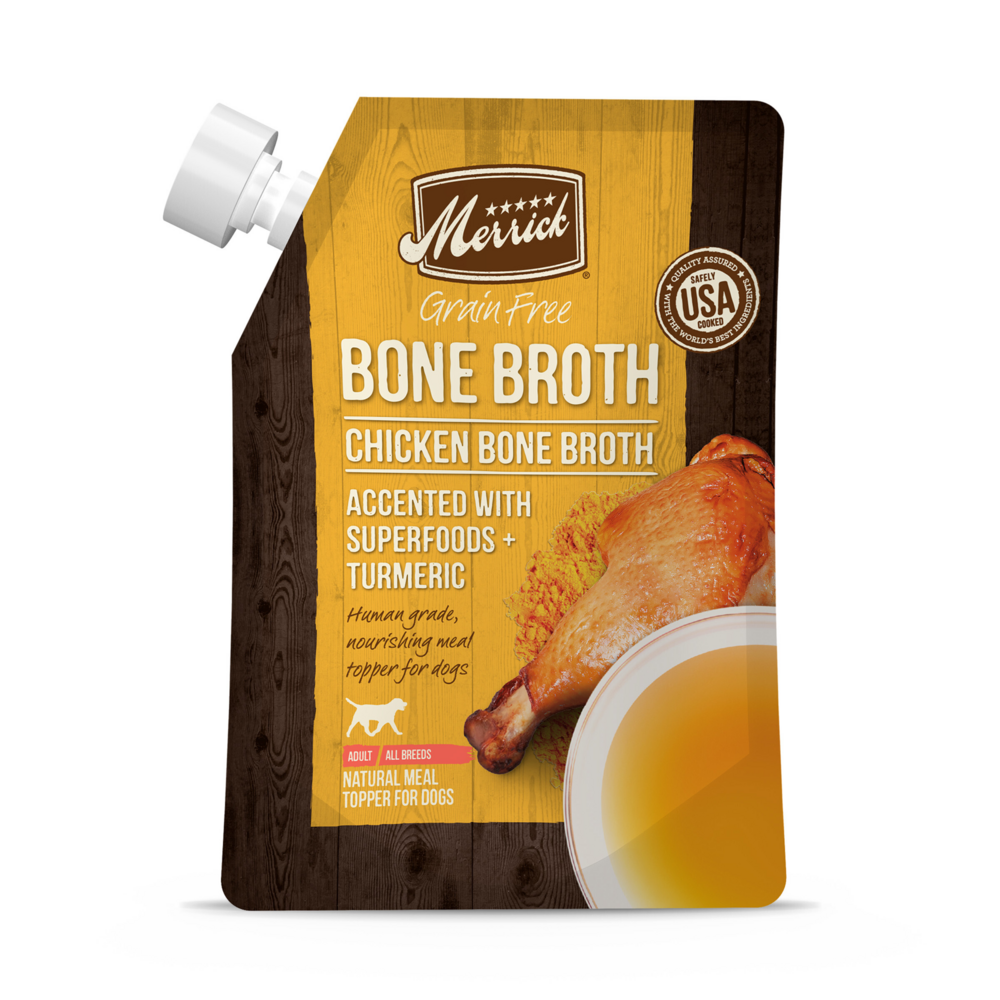 Merrick Chicken Bone Broth Wet Dog Food Topper