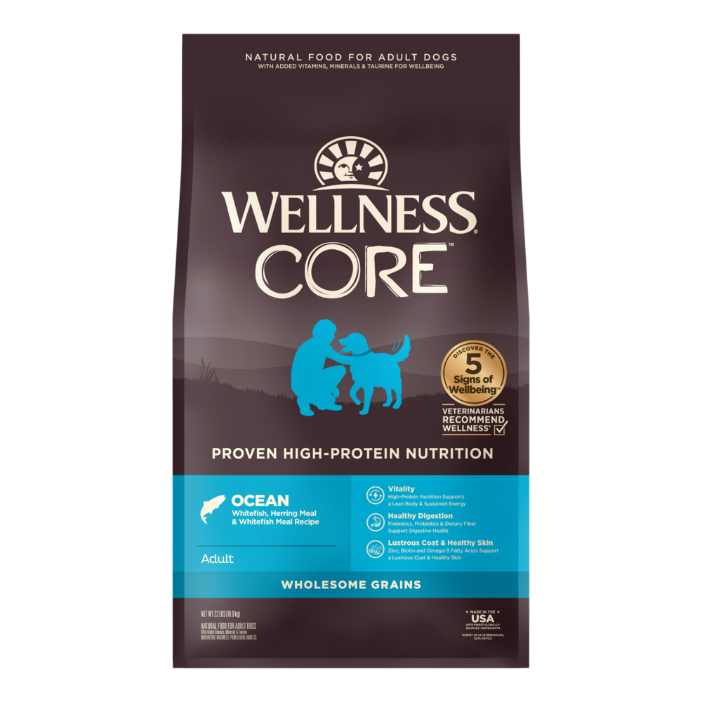 Wellness CORE High Protein Wholesome Grains Ocean Recipe Dry Dog Food