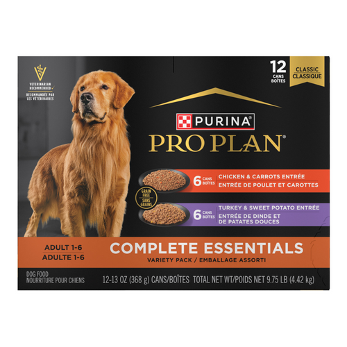ProPlan Complete Essentials Grain Free Poultry Variety Pack Wet Dog Food