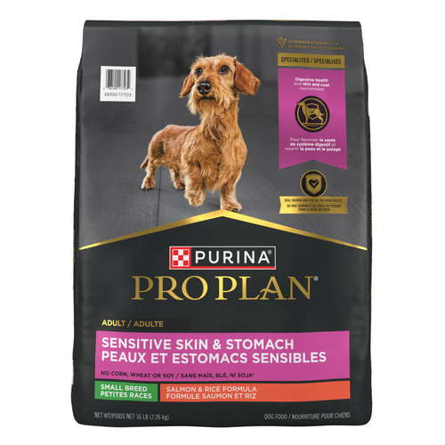 Purina Pro Plan Sensitive Skin & Stomach Small Breed Salmon & Rice Formula Dry Dog Food