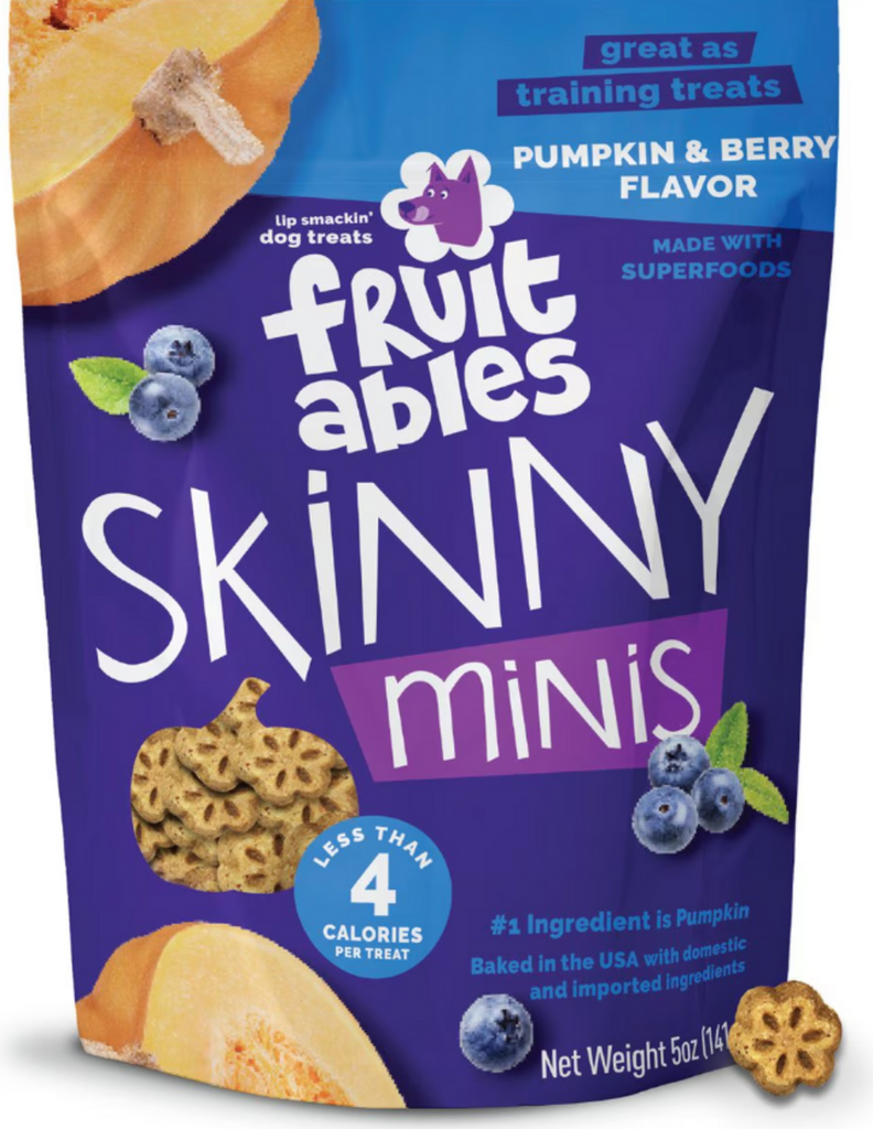 Fruitables Skinny Mini Pumpkin & Blueberry Dog Treats