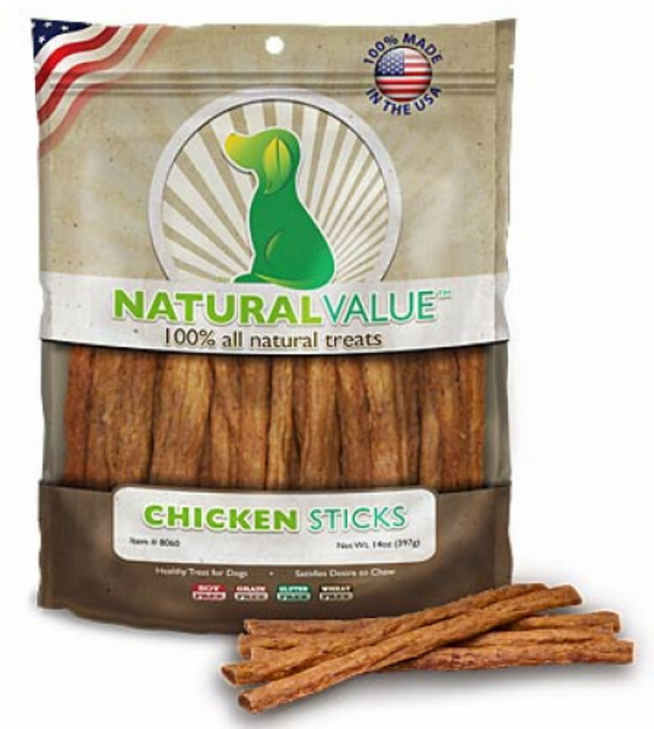 Loving Pets Natural Value Chicken Sticks Dog Treats