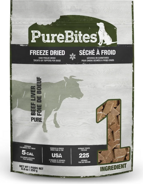 PureBites Freeze Dried Beef Liver Dog Treats