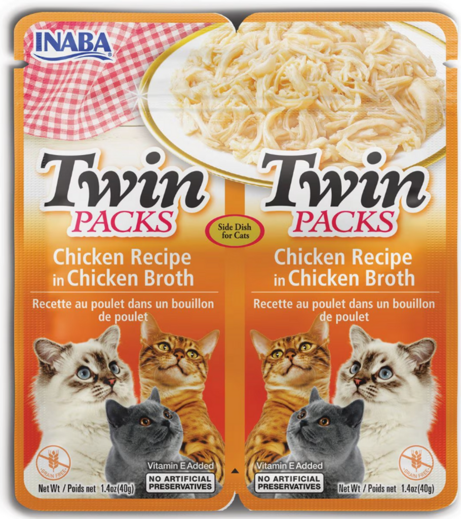 Inaba Cat Twin Cups Chicken Recipe Cat Food Topper
