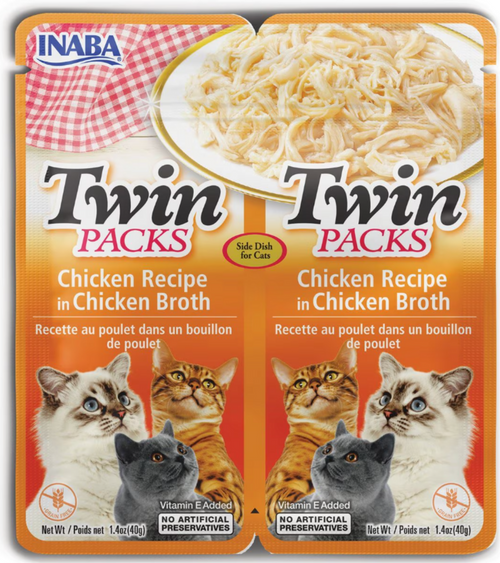 Inaba Cat Twin Cups Chicken Recipe Cat Food Topper