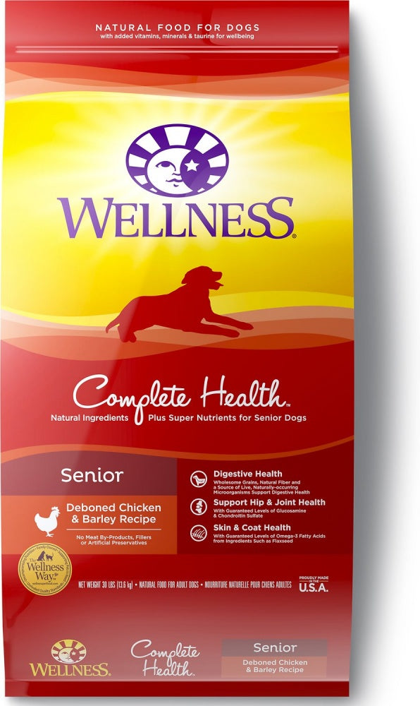 Wellness Complete Health Natural Senior Health Chicken Recipe Dry Dog Food