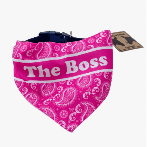 Dusty & Delilah Designs Dog Scarf - The Boss
