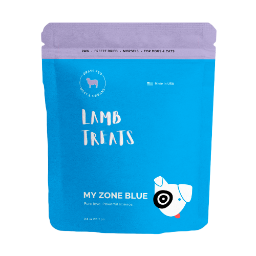My Zone Blue Free-Range Lamb Treats 3.5 oz